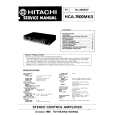 HITACHI HCA7500MKII Instrukcja Serwisowa