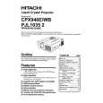 HITACHI PJL10352 Instrukcja Obsługi