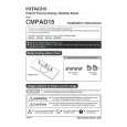 HITACHI CMPAD15 Instrukcja Obsługi