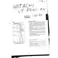 HITACHI VT5000ER Instrukcja Serwisowa