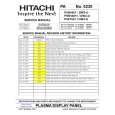 HITACHI P55H401 Instrukcja Serwisowa