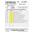 HITACHI P60X901 Instrukcja Serwisowa