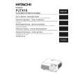HITACHI PJTX10 Instrukcja Obsługi