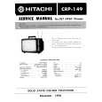 HITACHI CRP149 Instrukcja Serwisowa