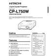 HITACHI CPL750W Instrukcja Obsługi