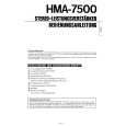 HITACHI HMA-7500 Instrukcja Obsługi