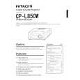HITACHI CPL850W Instrukcja Obsługi