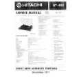 HITACHI HT-460 Instrukcja Serwisowa