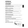 HITACHI CPX430W Instrukcja Obsługi