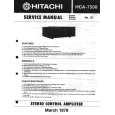 HITACHI HCA-7500 Instrukcja Serwisowa