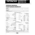 HITACHI CP2574TA Instrukcja Serwisowa