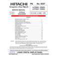 HITACHI L47S601 Instrukcja Serwisowa
