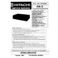 HITACHI HA3 Instrukcja Serwisowa
