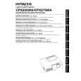 HITACHI CPS225WA Instrukcja Obsługi