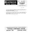 HITACHI MSW600ER Instrukcja Serwisowa