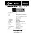 HITACHI HA5300 Instrukcja Serwisowa