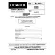 HITACHI 20CX20B501 Instrukcja Serwisowa