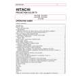 HITACHI 50UX58K Instrukcja Obsługi