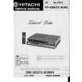 HITACHI VT65 Instrukcja Serwisowa