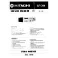 HITACHI SR-704 Instrukcja Serwisowa