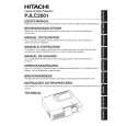 HITACHI PJLC2001 Instrukcja Obsługi