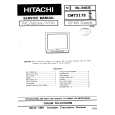 HITACHI CMT2179/191 Instrukcja Serwisowa