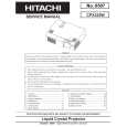 HITACHI CPX325W Instrukcja Serwisowa
