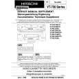 HITACHI VT700 Instrukcja Serwisowa