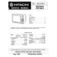 HITACHI CPT1663 Instrukcja Serwisowa