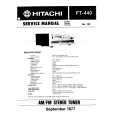 HITACHI FT-440 Instrukcja Serwisowa