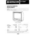 HITACHI C1709T Instrukcja Serwisowa