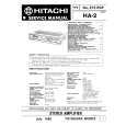 HITACHI HA2 Instrukcja Serwisowa