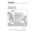 HITACHI C1714T Instrukcja Obsługi
