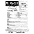 HITACHI MX-W30 Instrukcja Serwisowa