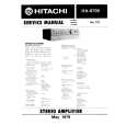 HITACHI HA-8700 Instrukcja Serwisowa