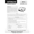 HITACHI CPX445W Instrukcja Serwisowa