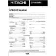 HITACHI CP1409RX Instrukcja Serwisowa