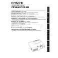 HITACHI CPX885 Instrukcja Obsługi