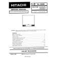 HITACHI C21F100 Instrukcja Serwisowa