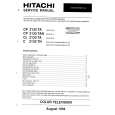 HITACHI CP2133TAN Instrukcja Serwisowa