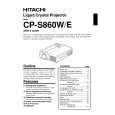 HITACHI CPS860WE Instrukcja Obsługi